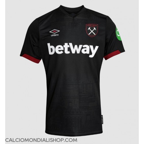 Maglie da calcio West Ham United Seconda Maglia 2024-25 Manica Corta